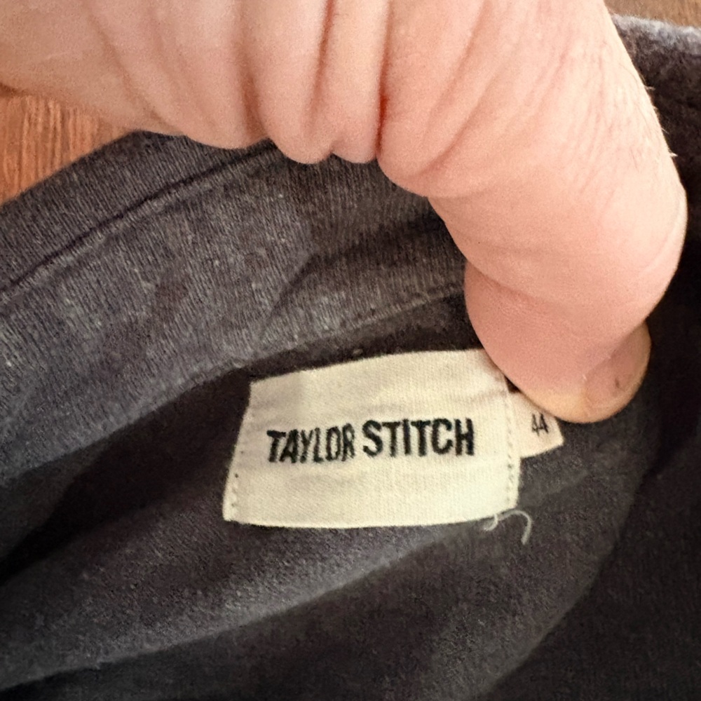 Taylor Stitch Charcoal Casual Button Down Shirt